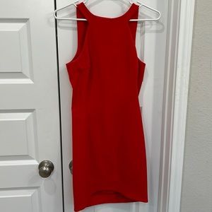 Elizabeth and James red mini bodycon dress, xs